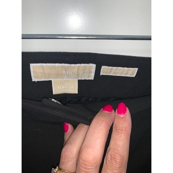 NWT Michael Kors Women's‎ Black Flared Leg Pants Size 14 Casual - Picture 5 of 9